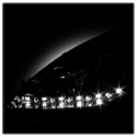Mercedes Benz SLK 05-10 Strålkastare (Passar ej Xenon/HID-Modeller) - DRL - Krom Spyder Auto