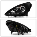 Mercedes Benz SLK 05-10 Strålkastare Projektor – Xenon/HID DRL - Svarta Spyder Auto