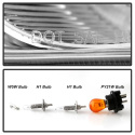 Mercedes Benz SLK 98-04 1PC Strålkastare (Passar ej Xenon/HID-Modeller) - LED Halo – Krom Spyder Auto