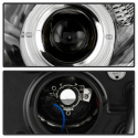 Mercedes Benz C-Class 01-05 4 Dr Krom Strålkastare (Passar ej Xenon/HID-Modeller) - LED Halo – Krom Spyder Auto