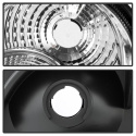 Mercedes Benz C-Class 01-05 4 Dr Krom Strålkastare (Passar ej Xenon/HID-Modeller) - LED Halo – Krom Spyder Auto