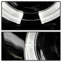 Mercedes Benz C-Class 01-05 4 Dr Krom Strålkastare (Passar ej Xenon/HID-Modeller) - LED Halo – Krom Spyder Auto