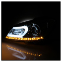 Mercedes Benz W204 C-Class 12-13 Strålkastare (Passar ej Xenon/HID-Modeller) - DRL – Krom Spyder Auto