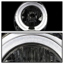 Mercedes Benz E-Class 00-02 Strålkastare Projektor - LED Halo - Krom Spyder Auto