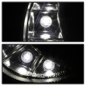 Mercedes Benz E-Class 03-06 Strålkastare (Passar ej Xenon/HID-Modeller) - DRL- Svarta Spyder Auto