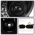 Mercedes Benz E-Class 03-06 Strålkastare (Passar ej Xenon/HID-Modeller) - DRL- Svarta Spyder Auto