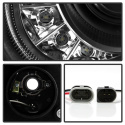 Mercedes Benz E-Class 03-06 Strålkastare (Passar ej Xenon/HID-Modeller) - DRL- Svarta Spyder Auto