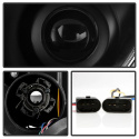 Mercedes Benz E-Class 03-06 Strålkastare Projektor - Xenon/HID (Passar ej halogen) - Svarta Spyder Auto
