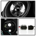Mercedes Benz E-Class 03-06 Strålkastare Projektor - Xenon/HID (Passar ej halogen) - Svarta Spyder Auto