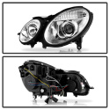 Mercedes Benz E-Class 03-06 Strålkastare Projektor - Xenon/HID (Passar ej halogen) - Krom Spyder Auto
