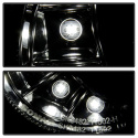 Mercedes Benz E-Class 07-09 Strålkastare (Passar ej Xenon/HID-Modeller) - DRL - Krom Spyder Auto