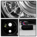 Mercedes Benz E-Class 07-09 Strålkastare (Passar ej Xenon/HID-Modeller) - DRL - Krom Spyder Auto