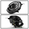 Mini Cooper 2007-2012 Strålkastare (Passar ej Xenon/HID-Modeller) - DRL - Svarta Spyder Auto