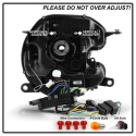 Mini Cooper 2007-2012 Strålkastare (Passar ej Xenon/HID-Modeller) - DRL - Svarta Spyder Auto