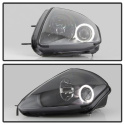 Mitsubishi Eclipse 00-05 Strålkastare Projektor - LED Halo - Svarta Spyder Auto