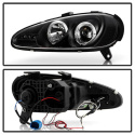 Mazda MX3 92-96 Strålkastare Projektor - LED Halo Svarta Spyder Auto