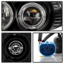 Mazda MX3 92-96 Strålkastare Projektor - LED Halo Svarta Spyder Auto