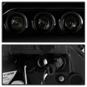Mazda MX3 92-96 Strålkastare Projektor - LED Halo Svarta Spyder Auto