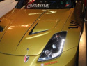 Nissan 350Z 03-05 Strålkastare (Passar ej Xenon/HID-Modeller) - DRL - Svarta Spyder Auto
