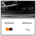 Nissan 350Z 06-08 Strålkastare Projektor - Xenon/HID (Passar ej halogen) - DRL - Svarta Spyder Auto