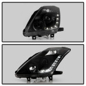 Nissan 350Z 06-08 Strålkastare Projektor - Xenon/HID (Passar ej halogen) - DRL - Svarta Spyder Auto