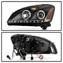 Nissan Altima 02-04 Strålkastare (Passar ej Xenon/HID-Modeller) - LED Halo Svarta Spyder Auto
