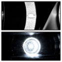 Nissan Altima 02-04 Strålkastare (Passar ej Xenon/HID-Modeller) - LED Halo Svarta Spyder Auto