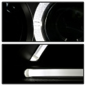 Nissan Altima 4Dr 2010-2012 Strålkastare Projektor - Ljuslist DRL - LED Halo - Svarta Spyder Auto