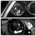 Nissan Altima 4Dr 2010-2012 Strålkastare Projektor - Ljuslist DRL - LED Halo - Svarta Spyder Auto
