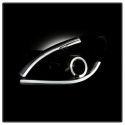 Nissan Altima 4Dr 2010-2012 Strålkastare Projektor - Ljuslist DRL - LED Halo - Svarta Spyder Auto