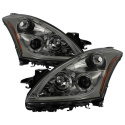 Nissan Altima 4Dr 2010-2012 Strålkastare Projektor - Ljuslist DRL - LED Halo - Röktonade Spyder Auto