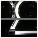 Nissan Altima 4Dr 2010-2012 Strålkastare Projektor - Ljuslist DRL - LED Halo - Röktonade Spyder Auto