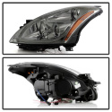 Nissan Altima 4Dr 2010-2012 Strålkastare Projektor - Ljuslist DRL - LED Halo - Röktonade Spyder Auto