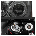 Nissan Altima 4Dr 2010-2012 Strålkastare Projektor - Ljuslist DRL - LED Halo - Röktonade Spyder Auto