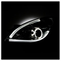 Nissan Altima 4Dr 2010-2012 Strålkastare Projektor - Ljuslist DRL - LED Halo - Röktonade Spyder Auto