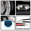 Nissan Navara D40 05-09 / Nissan Pathfinder 05-07 Strålkastare Projektor - LED Halo Svarta Spyder Auto