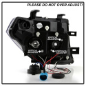 Nissan Navara D40 05-09 / Nissan Pathfinder 05-07 Strålkastare Projektor - LED Halo Svarta Spyder Auto