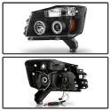 Nissan Titan 04-14 / Nissan Armada 04-07 Strålkastare Projektor LED (Utbytbara LEDs) - Svarta Spyder Auto