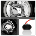 Nissan Titan 04-14 / Nissan Armada 04-07 Strålkastare Projektor LED (Utbytbara LEDs) - Svarta Spyder Auto