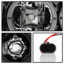 Nissan Titan 04-14 / Nissan Armada 04-07 Strålkastare Projektor - LED Halo Röktonade Spyder Auto