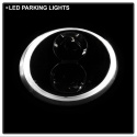 Porsche 911 997 2005-2009 Strålkastare (Passar ej Xenon/HID-Modeller) - DRL LED - Svarta Spyder Auto