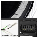 Porsche 911 997 2005-2009 Strålkastare (Passar ej Xenon/HID-Modeller) - DRL LED - Svarta Spyder Auto