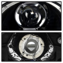 Porsche 911 997 2005-2009 Strålkastare Projektor - Xenon/HID (Passar ej halogen) - DRL LED - Svarta Spyder Auto