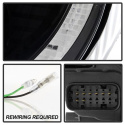 Porsche 911 997 2005-2009 Strålkastare Projektor - Xenon/HID (Passar ej halogen) - DRL LED - Svarta Spyder Auto