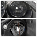 Porsche Cayenne 03-06 Strålkastare Projektor - Xenon/HID (Passar ej halogen) - DRL LED - Svarta Spyder Auto
