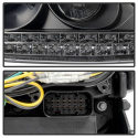 Porsche Cayenne 03-06 Strålkastare Projektor - Xenon/HID (Passar ej halogen) - DRL LED - Svarta Spyder Auto
