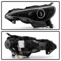 Scion FRS 12-14 Strålkastare Projektor - DRL LED - Svarta Spyder Auto