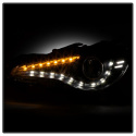 Scion FRS 12-14 Strålkastare Projektor - DRL LED - Svarta Spyder Auto