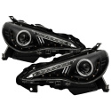 Scion FRS 12-14 Strålkastare Projektor DRL LED - Svarta Spyder Auto