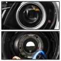Subaru BRZ 12-14 Strålkastare Projektor- DRL LED - Svarta Spyder Auto